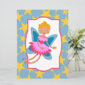 Melk van de uitnodiging van de verjaardagsfeestje (Staand voorkant)