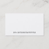 Melk Visitekaartje (Achterkant)