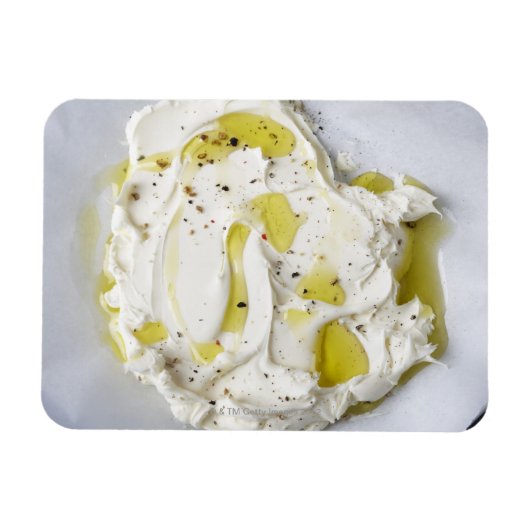 Melk, voedsel, voedsel en Drink, Mascarpone, kaas Magneet (Horizontaal)