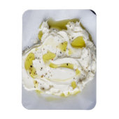 Melk, voedsel, voedsel en Drink, Mascarpone, kaas Magneet (Verticaal)