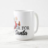 Melk voor de kerstman koffiemok (Voorkant rechts)