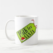 Melk voor de kerstman koffiemok (Links)