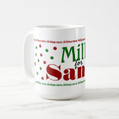 Melk voor kerstMok Koffiemok (Voorkant links)