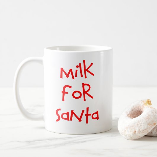 Melk voor kerstMok Koffiemok (Met donut)
