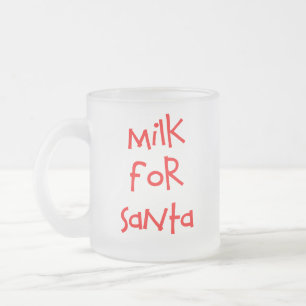 Melk voor kerstMok Matglas Koffiemok
