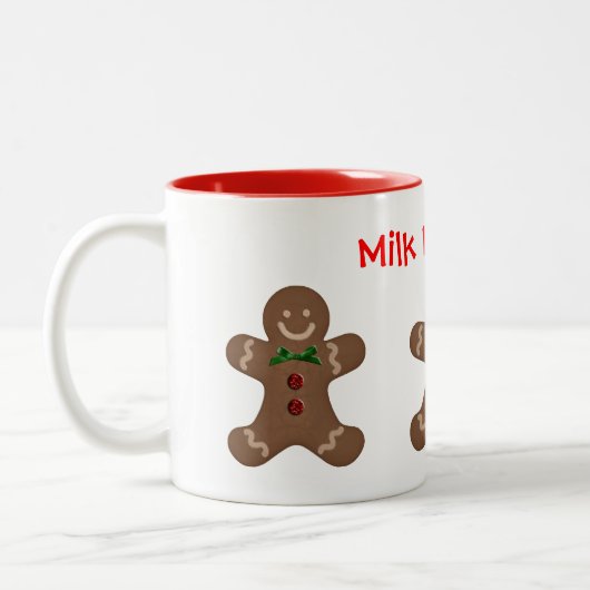 Melk voor Santa Coffee Mok Sjabloon (Links)