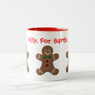 Melk voor Santa Coffee Mok Sjabloon