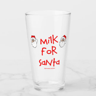 Melk voor Santa Glas