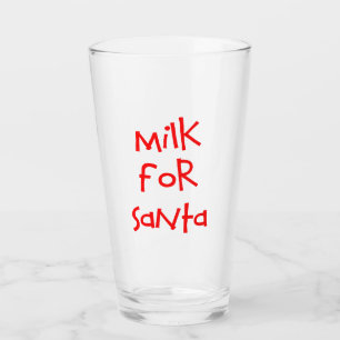 Melk voor Santa Glass Glas