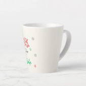 Melk voor Santa Latte Mok (Rechterhoek)