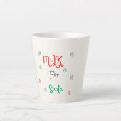 Melk voor Santa Latte Mok (Voorkant)