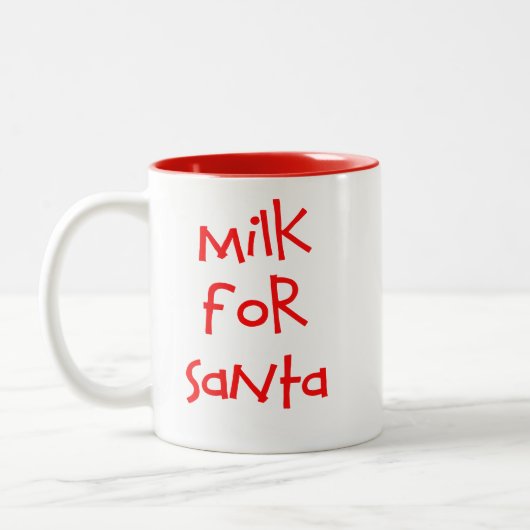 Melk voor Santa Mok (Links)