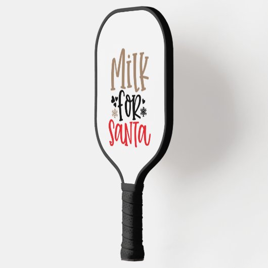 Melk voor Santa Pickleball Paddle (Links)