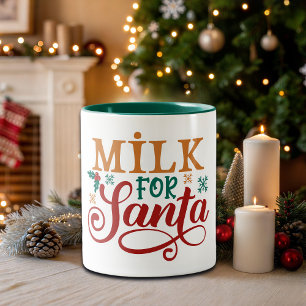 Melk voor Sinterklaas Tweekleurige Koffiemok