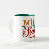 Melk voor Sinterklaas Tweekleurige Koffiemok (Voorkant links)