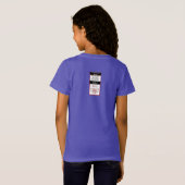 Melk voor voedselallergie Alert Badge Style T-Shir T-shirt (Achterkant volledig)