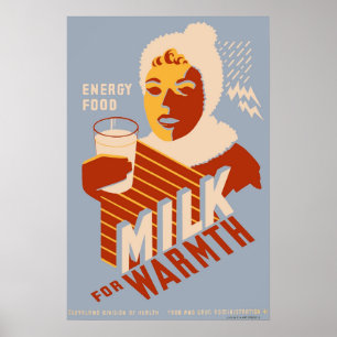 Melk - voor warmtekrachtkoppeling poster