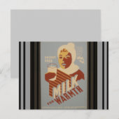 Melk voor Warmth Briefkaart (Voorkant / Achterkant)