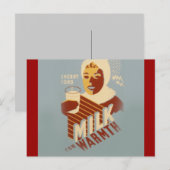 Melk voor Warmth Briefkaart (Voorkant / Achterkant)