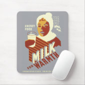 Melk voor Warmth Muismat (Met muis)