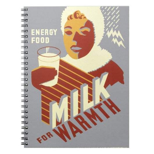 Melk voor Warmth Notitieboek (Voorkant)