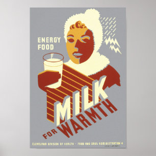 Melk voor Warmth Poster