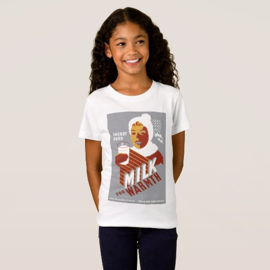 Melk voor Warmth T-shirt (Voorkant volledig)