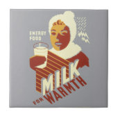 Melk voor Warmth Tegeltje (Voorkant)