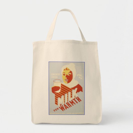 MELK VOOR WARMTH TOTE BAG (Voorkant)