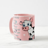 melk warm van de koe mok (Voorkant links)