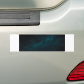 melkachtige nacht bumpersticker (Op auto)