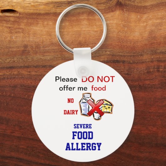 Melkallergie Allert Sleutelhanger (Voorkant)