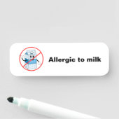 Melkallergie Naamplaatje (In situ)