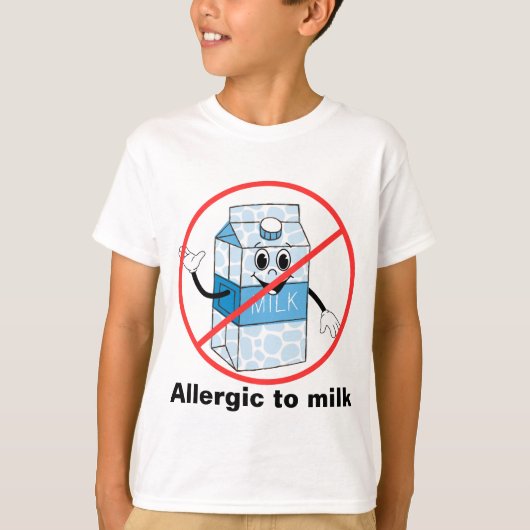 Melkallergie T-shirt (Voorkant)