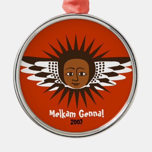 Melkam Genna Adoption Angel Ornament (Voorkant)