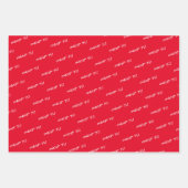 "Melkam Genna" Ethiopische kerst Inpakpapier Vel (Voorkant 3)