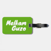 Melkam Guzo Ethiopische reiswensen Bagagelabel (Achterkant horizontaal)