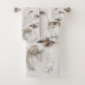 Melkbarstpatroon Bad Handdoek (Insitu)