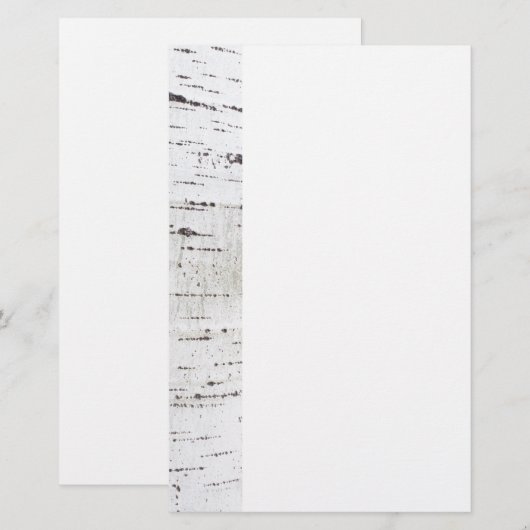 Melkbarstpatroon Briefpapier (Voorkant / Achterkant)