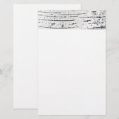 Melkbarstpatroon Briefpapier (Voorkant / Achterkant)