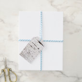 Melkbarstpatroon Cadeaulabel (Met Touw)