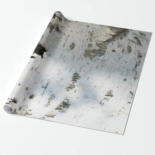 Melkbarstpatroon Cadeaupapier (Uitgerold)