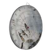 Melkbarstpatroon Dartbord (Voorkant Links)