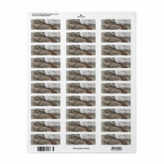 Melkbarstpatroon Etiket (Full Sheet)