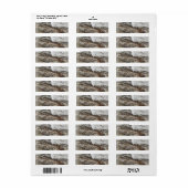 Melkbarstpatroon Etiket (Full Sheet)