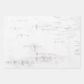 Melkbarstpatroon Inpakpapier Vel (Voorkant)