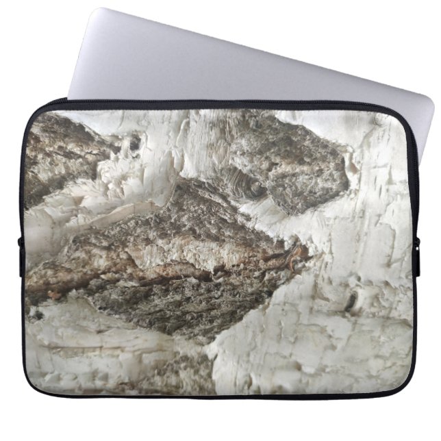 Melkbarstpatroon Laptop Sleeve (Voorkant)