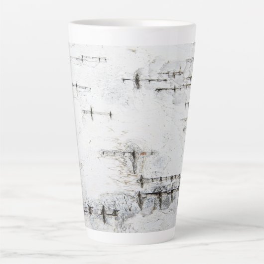 Melkbarstpatroon Latte Mok (Voorkant)