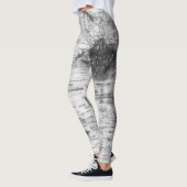 Melkbarstpatroon Leggings (Links)