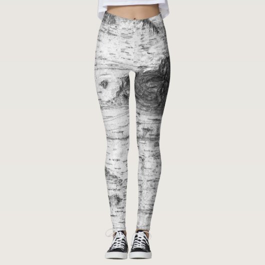 Melkbarstpatroon Leggings (Voorkant)